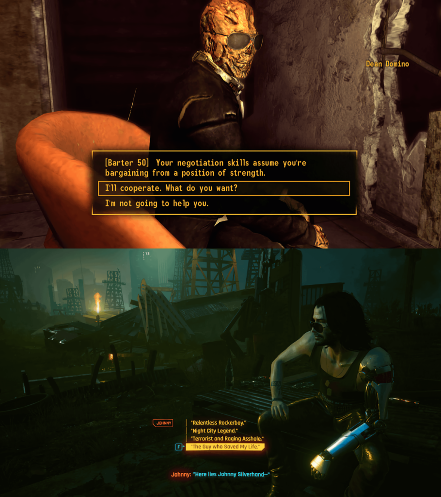 Dialogue options that had more significance than at first glance?