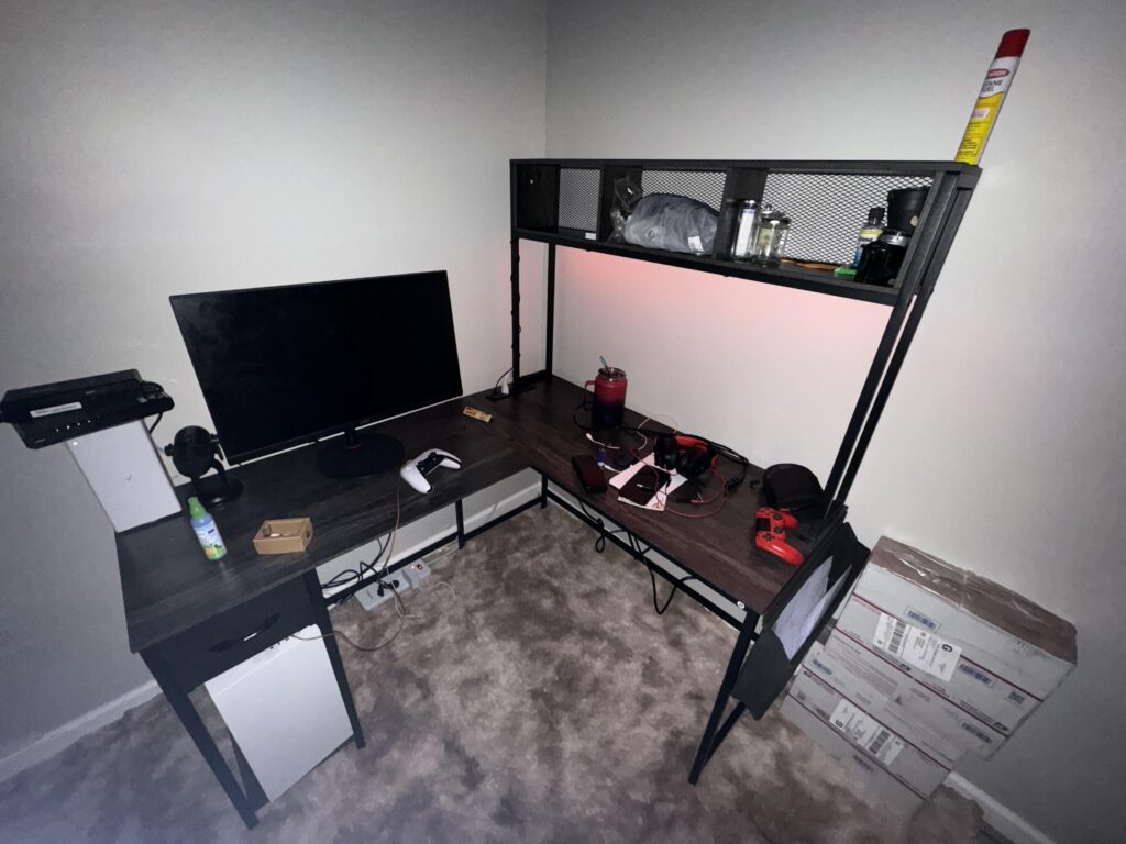I guess I’ll show my set up to me it’s not all that