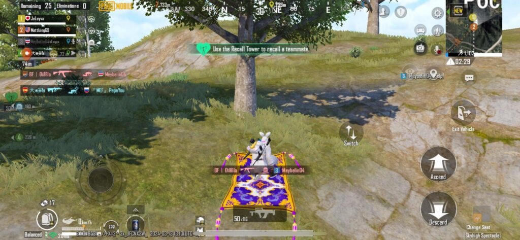 This new update is a major W love the flying carpet 🧞‍♂️