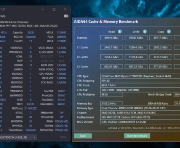 7800x3d and ram latency