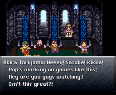 Akira Toriyama's easter egg for his two children, Sasuke and Kikka, in "Chrono Trigger"