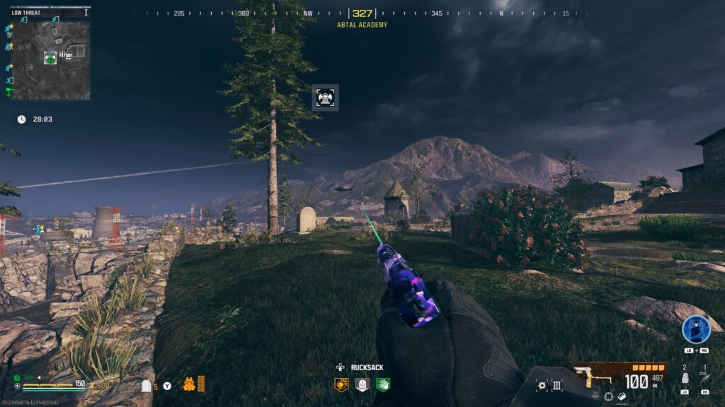 Tombstone under the map?