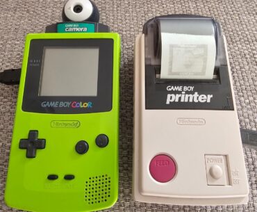 Gameboy Camera still works! Shame the original printer roll has perished.