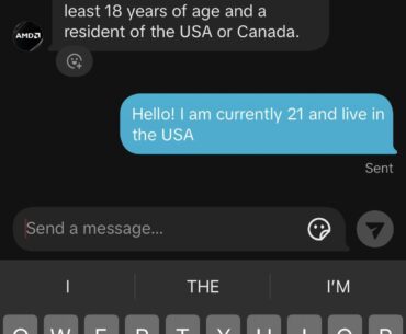I won a crazy AMD giveaway!