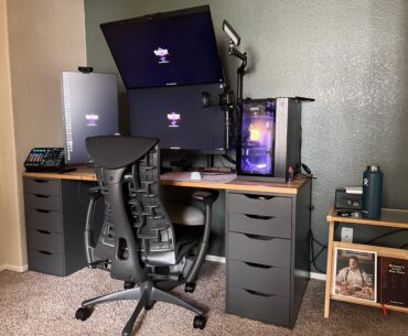 Finally in a home where I can work and play in my own little space. So happy every time that I walk into this room.