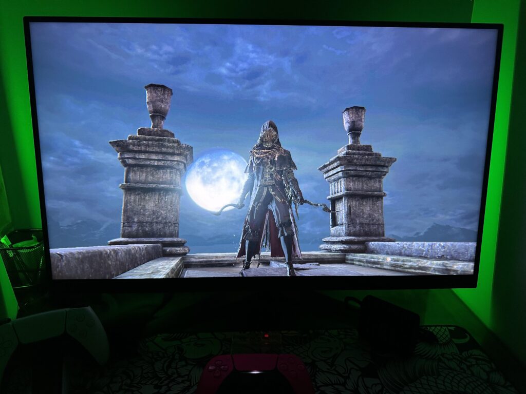 After putting in 250hrs within a month I've come to a conclusion that this game is just too good to stop playing and moving forward is not an option (Bloodborne)