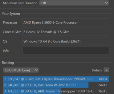 Ryzen 5 5600 Overclocked to 4.8 Ghz
