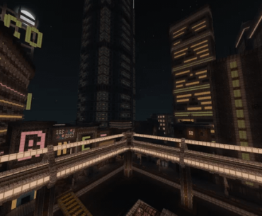 We made Cyberpunk adventure map in Minecraft [Playable]
