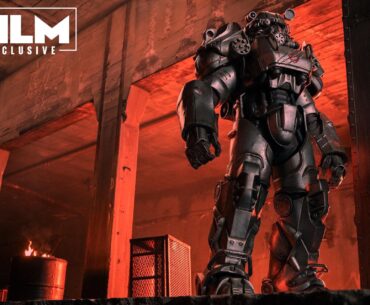 Another look at the Power Armor from the upcoming Fallout tv show coming to Amazon