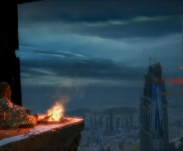Which games have a dynamic main menu that changes overtime as the story progress?