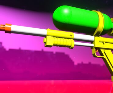 [OC] I made a retro super soaker in Halo Infinite Forge!