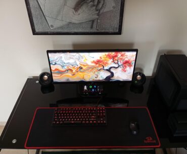 Here is my setup, sorry for the low quality.
