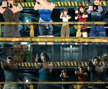 Resident Evil the main five, then and now
