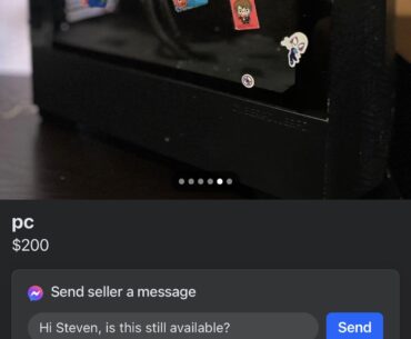 FB Marketplace computer