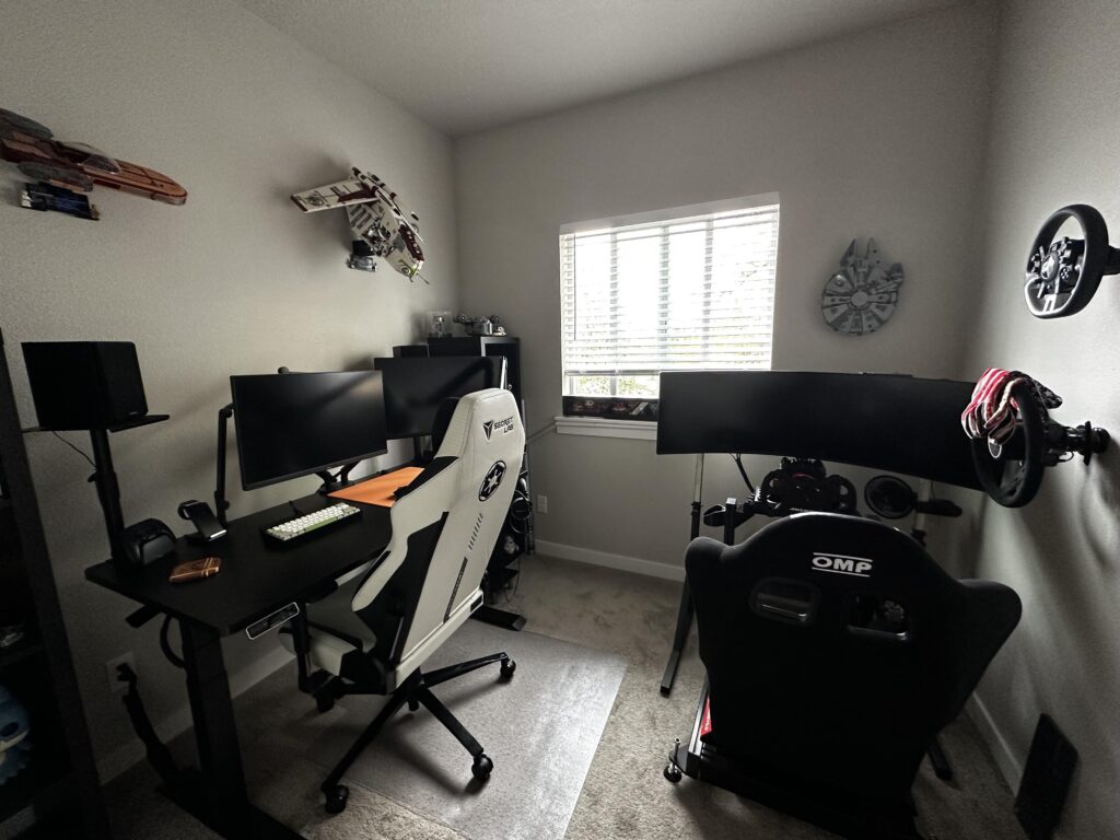 Star Wars and Simracing setup (more photos in comments)