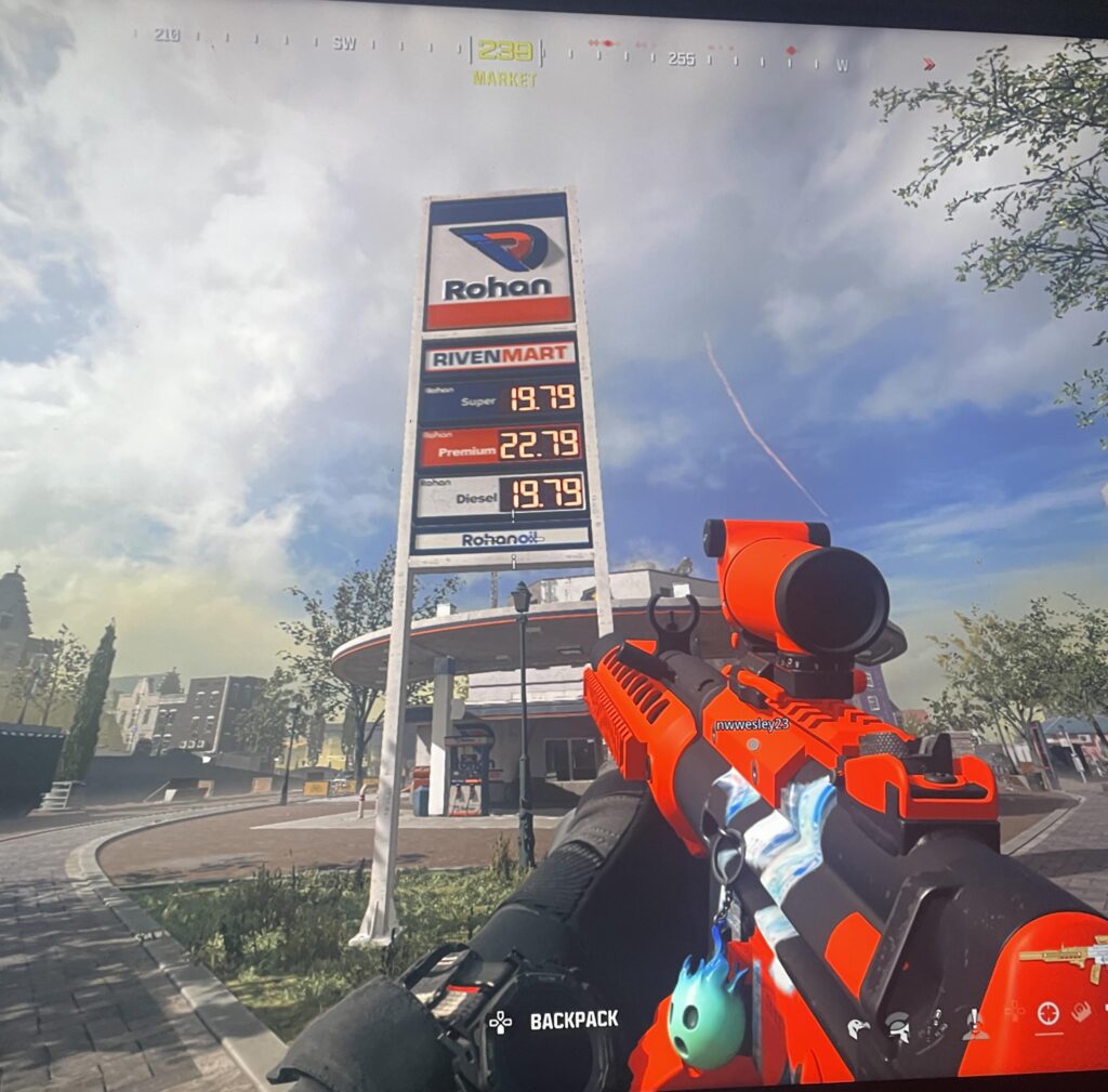 That’s some crazy gas prices