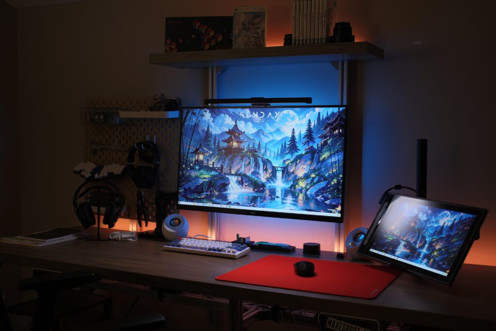 Aluminium profiles and kitchen countertop Battlestation