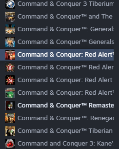 EA making good decisions now. Every CnC game is on Steam