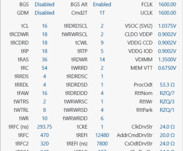 What ram timings are temperature sensitive? This configuration holds stable with memtest pro overnight although once GPU heat gets involved my system can lock up.