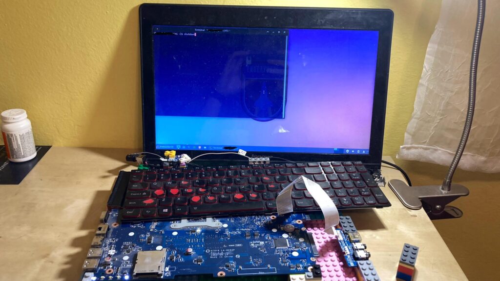 An update on the Lego PC from like a year ago: We have keyboard function + a better designed case. Still prone to shorting