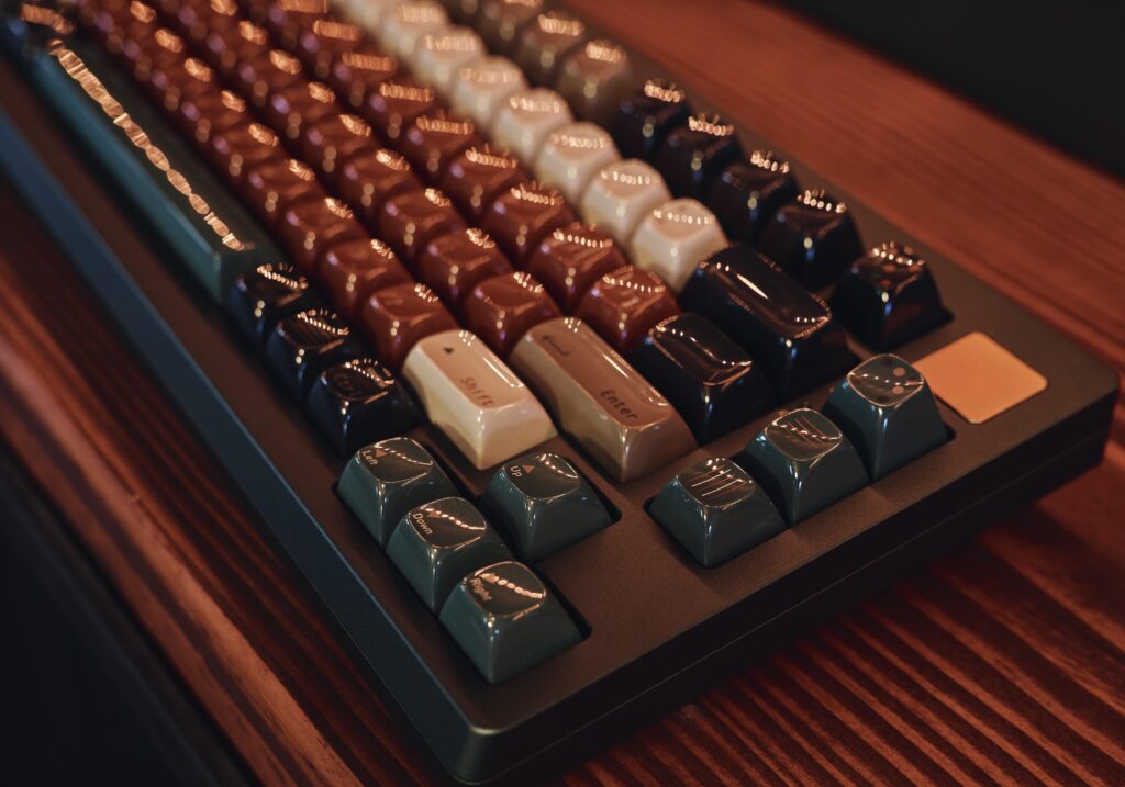 My keycaps are so shiny they look wet