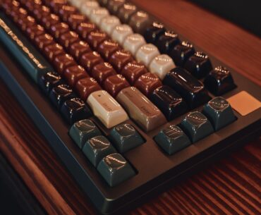 My keycaps are so shiny they look wet
