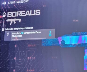 Borealis Camo Grind shortcut?