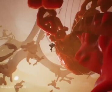 This is it. 3 years of solo work, leading up to this very moment. My game about climbing colossal creatures in fractal worlds "Chasing the Unseen" is out today. Wish me luck!