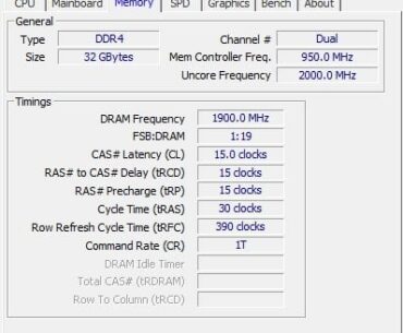 high memory latency on ddr4