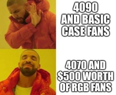 So many people blow their budget on looks instead of getting better parts.
