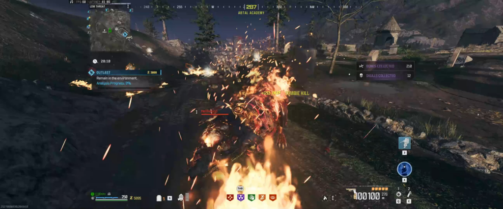 Flames visual staying on screen constantly getting progressively worse, i have a headache now 🤣