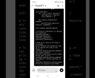 ChatGpt Hacking The Gibson CTF Simulation With Cyberdecks Using Neo BSD Commands by Luminosity