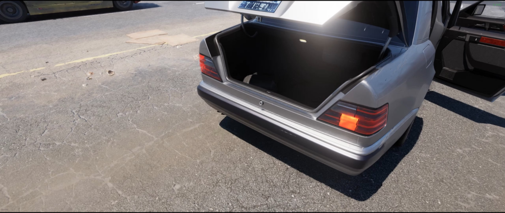 Showing my sweet new getaway car when suddenly