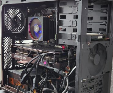 Y'all keep yapping about clean vs rgb, meanwhile this is my setup, power supply 16 years old, case is 12 years old, feel free to roast me