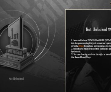 unlocking first trophy
