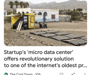 Solar-powered micro data center