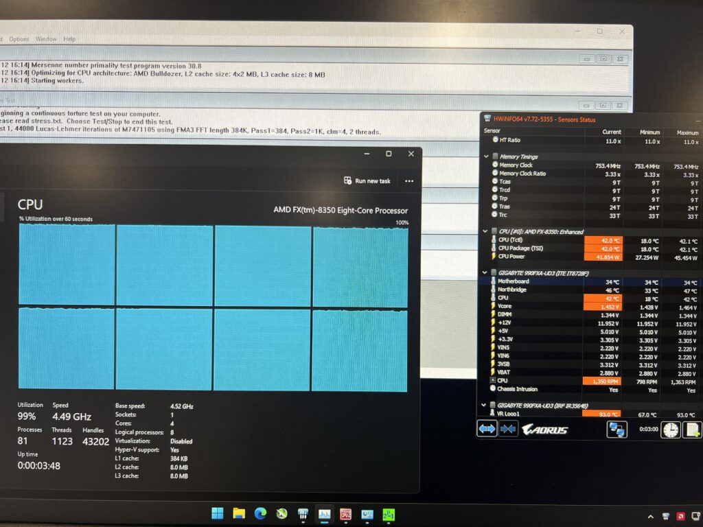 newbie here, isn't my CPU suppose to get hotter and draw more power? I oc'd to 4.5ghz