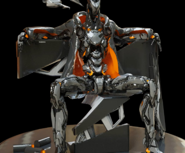 Tired bot, zbrush concept