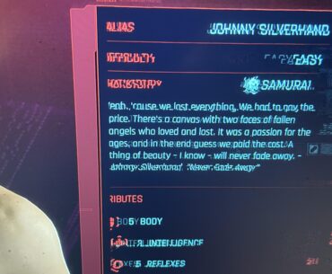 When your making a new character and your on the last screen, if you click the finger print three times it’ll change to this, just a cool secret I found today.