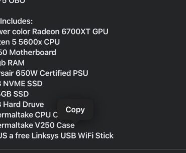 Custom gaming PC