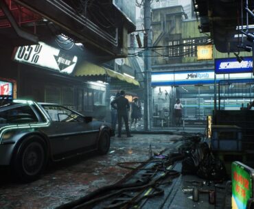 Cyberpunk City Streets Unreal Engine 5 - by me