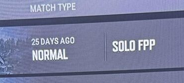 PUBG FPP Solo wins not counting