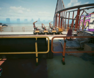For those who don't know, you can repair the roller coaster and take rides. Johney will appear only on the first time though.