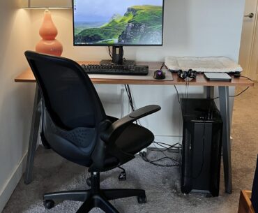 My "battlestation" is 30% cat