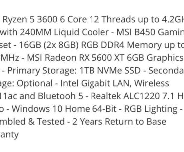 Hey y’all this is the specs for my pc and I want to know if I can upgrade my ram to like 36gb?