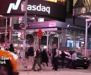 The top 3 players from the version 3.0 1v1 popularity battle had their avatars showcased in times square nyc