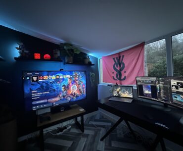 My set up please excuse the millions of wires