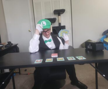 I was a big fan of Luigi's Casino games from Super Mario 64 DS growing up so I decided to Cosplay Casino Luigi.