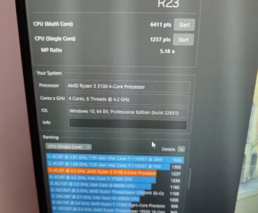 Overclocking a Ryzen 3100