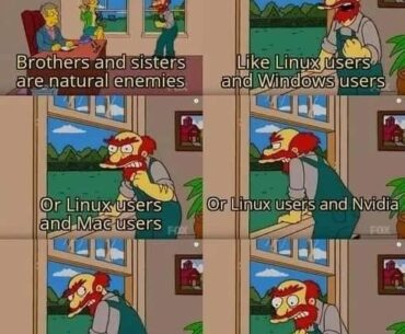 You Linux users are a contentious bunch….. You just made an enemy for life!